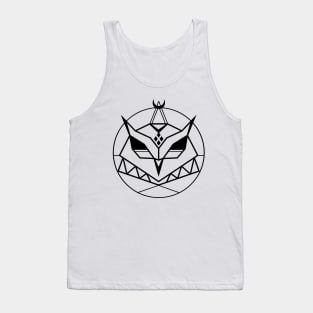 Abstract Graphic Owl Tank Top